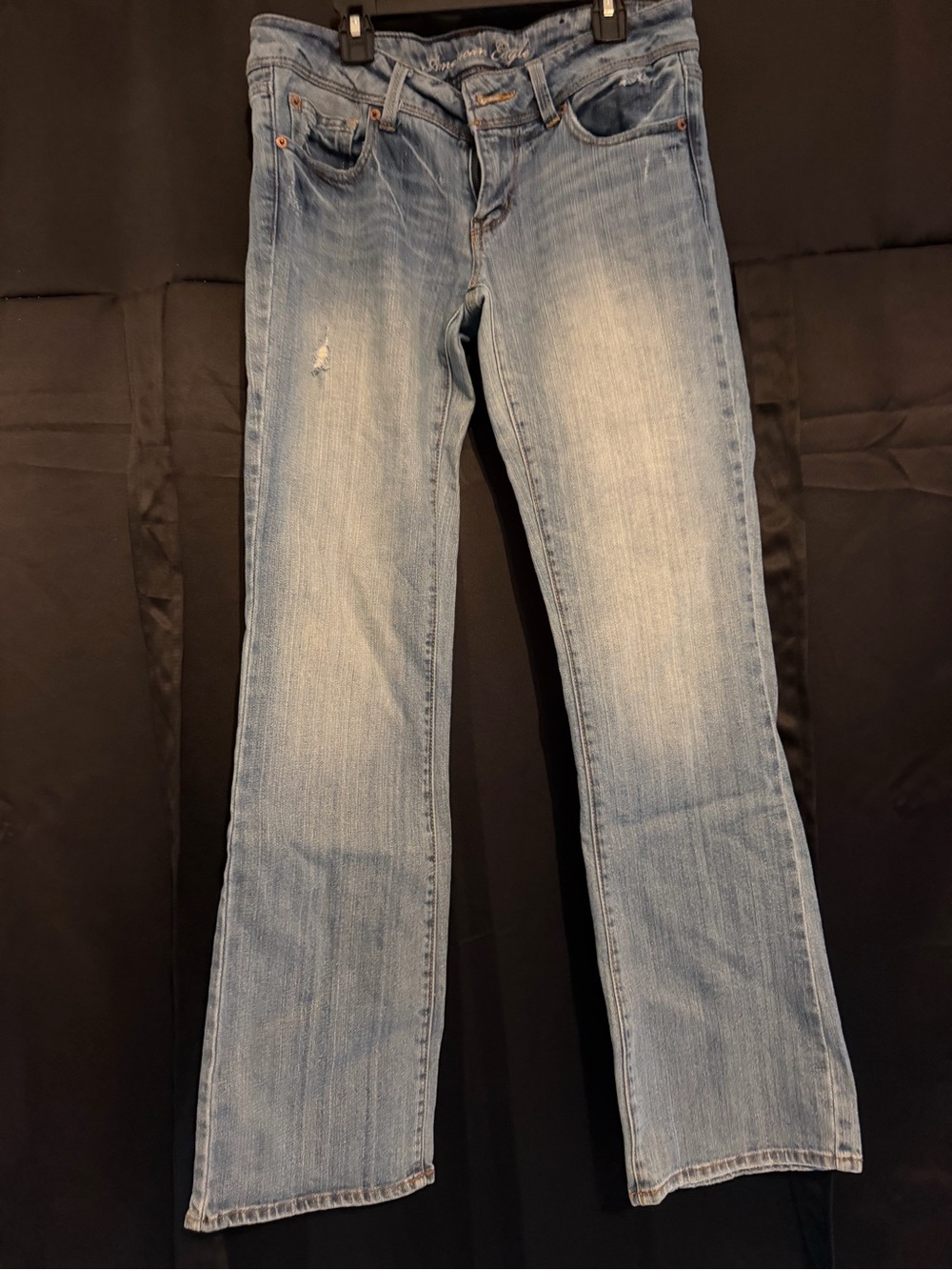 American Eagle Light Wash Women's Slim Boot Jeans - Casual Everyday Style